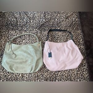 Handbag Set - Pink and Green